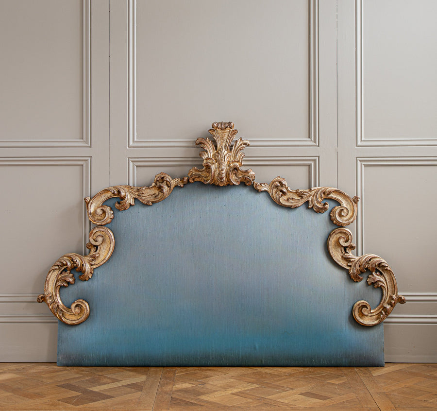 Italian Rococo Style Large Gilt-wood Headboard, Circa early 1900's - La Maison London