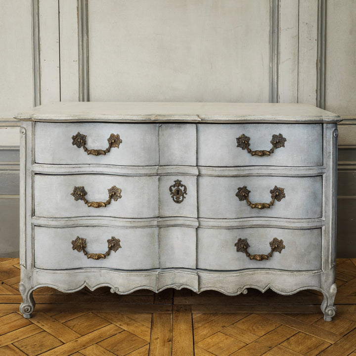 18th Century French Painted Chest of Drawers - La Maison London