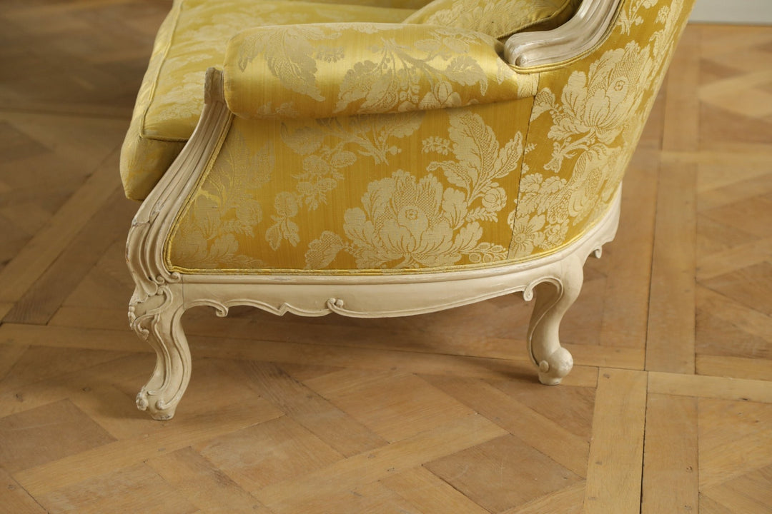 Hand Carved, Louis XV Style Sofa - La Maison London