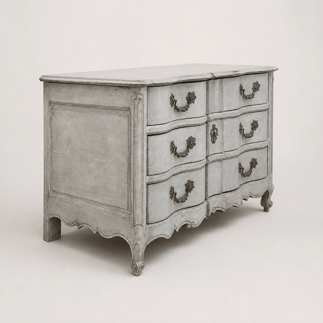 18th Century French Painted Chest of Drawers - La Maison London