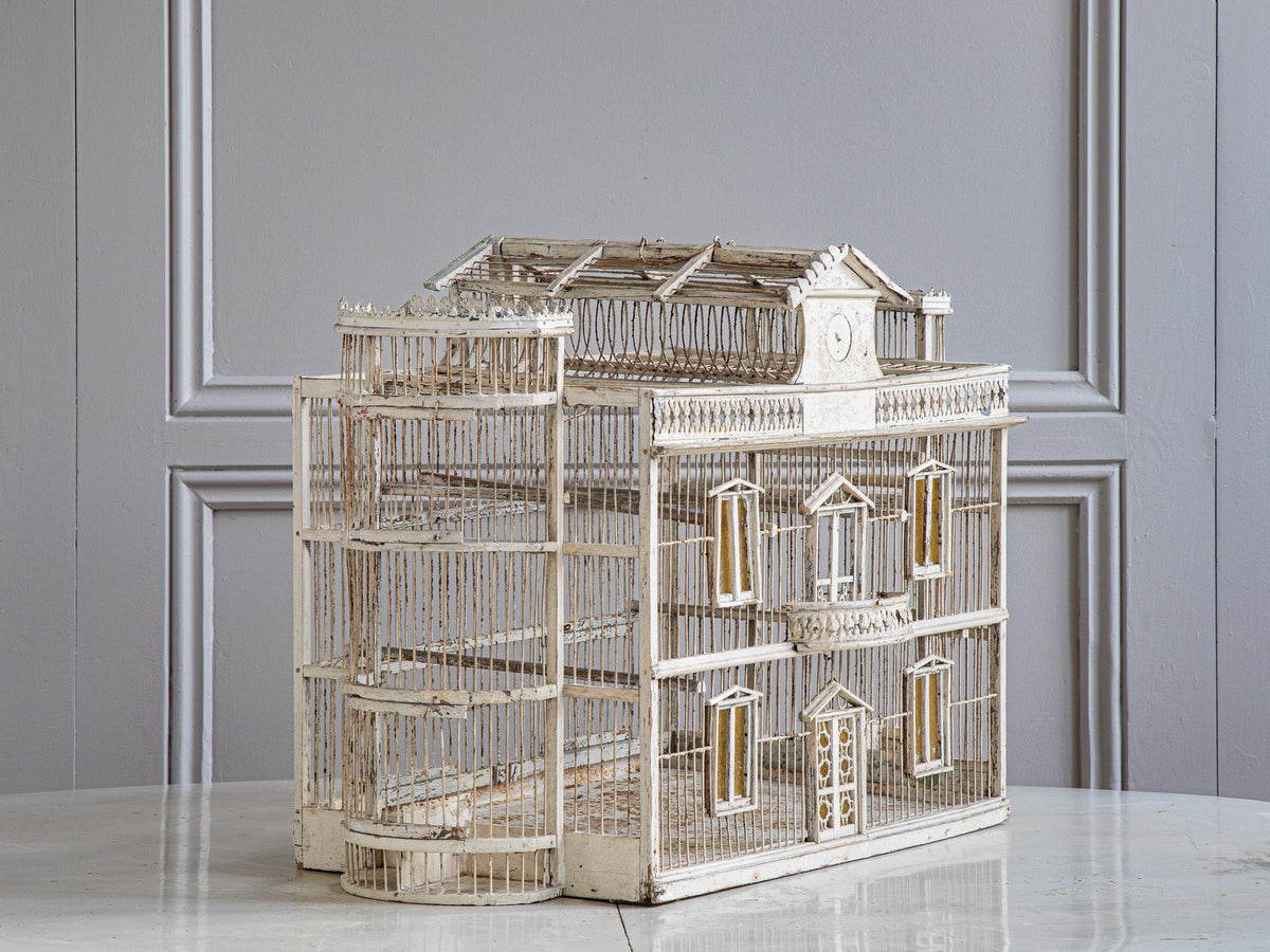 1900's Italian Provincial Style Decorative Bird Cage - La Maison London