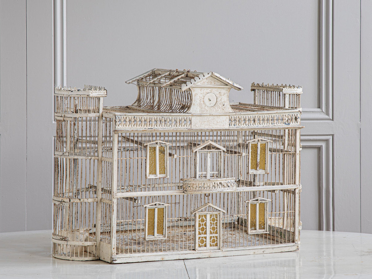 1900's Italian Provincial Style Decorative Bird Cage - La Maison London