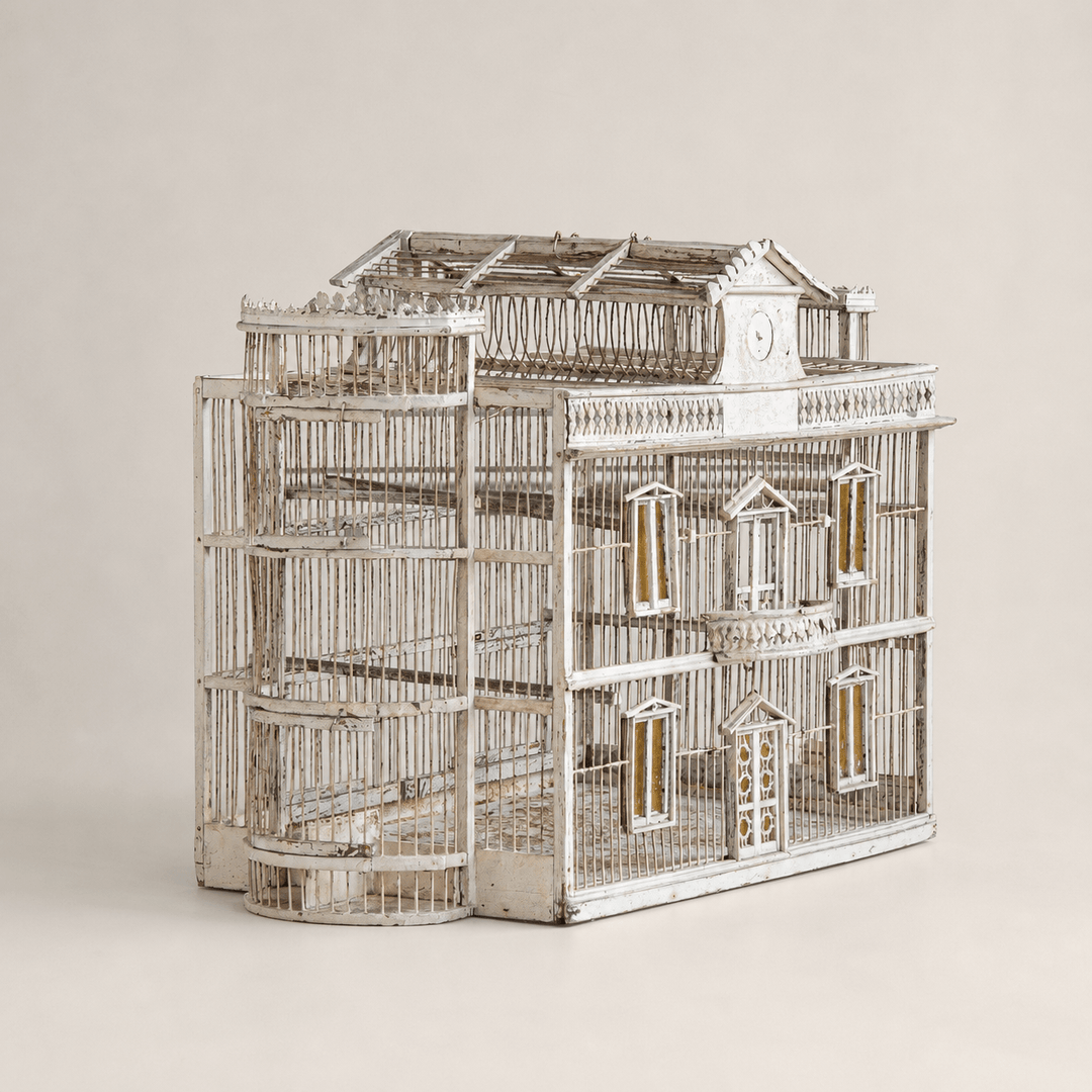 1900's Italian Provincial Style Decorative Bird Cage - La Maison London