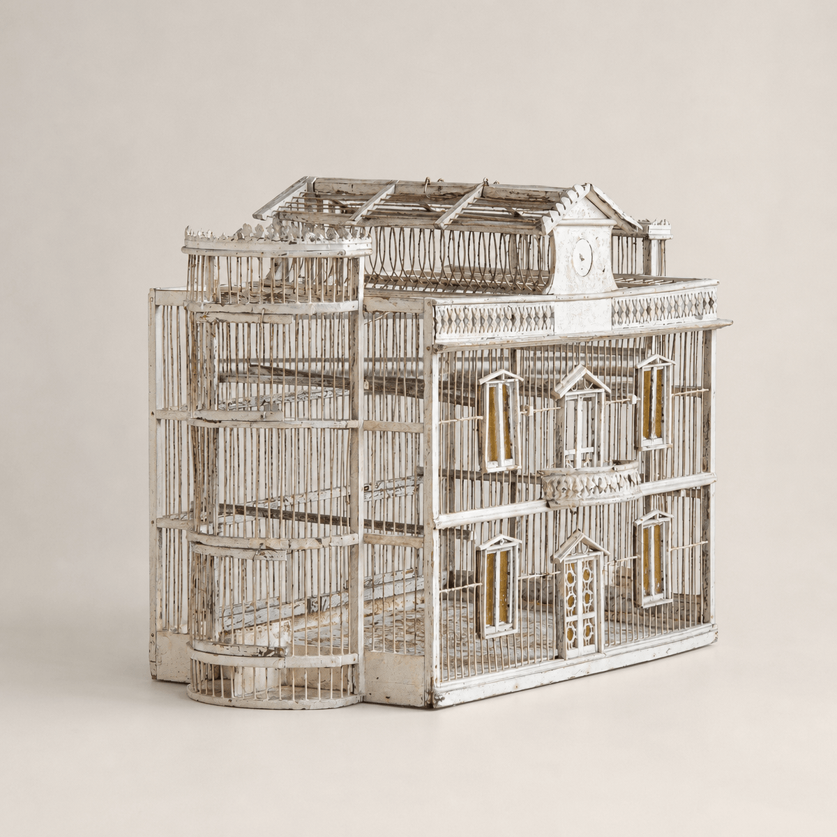 1900's Italian Provincial Style Decorative Bird Cage - La Maison London