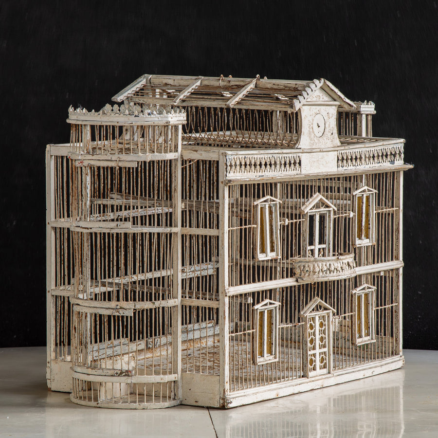 1900's Italian Provincial Style Decorative Bird Cage - La Maison London