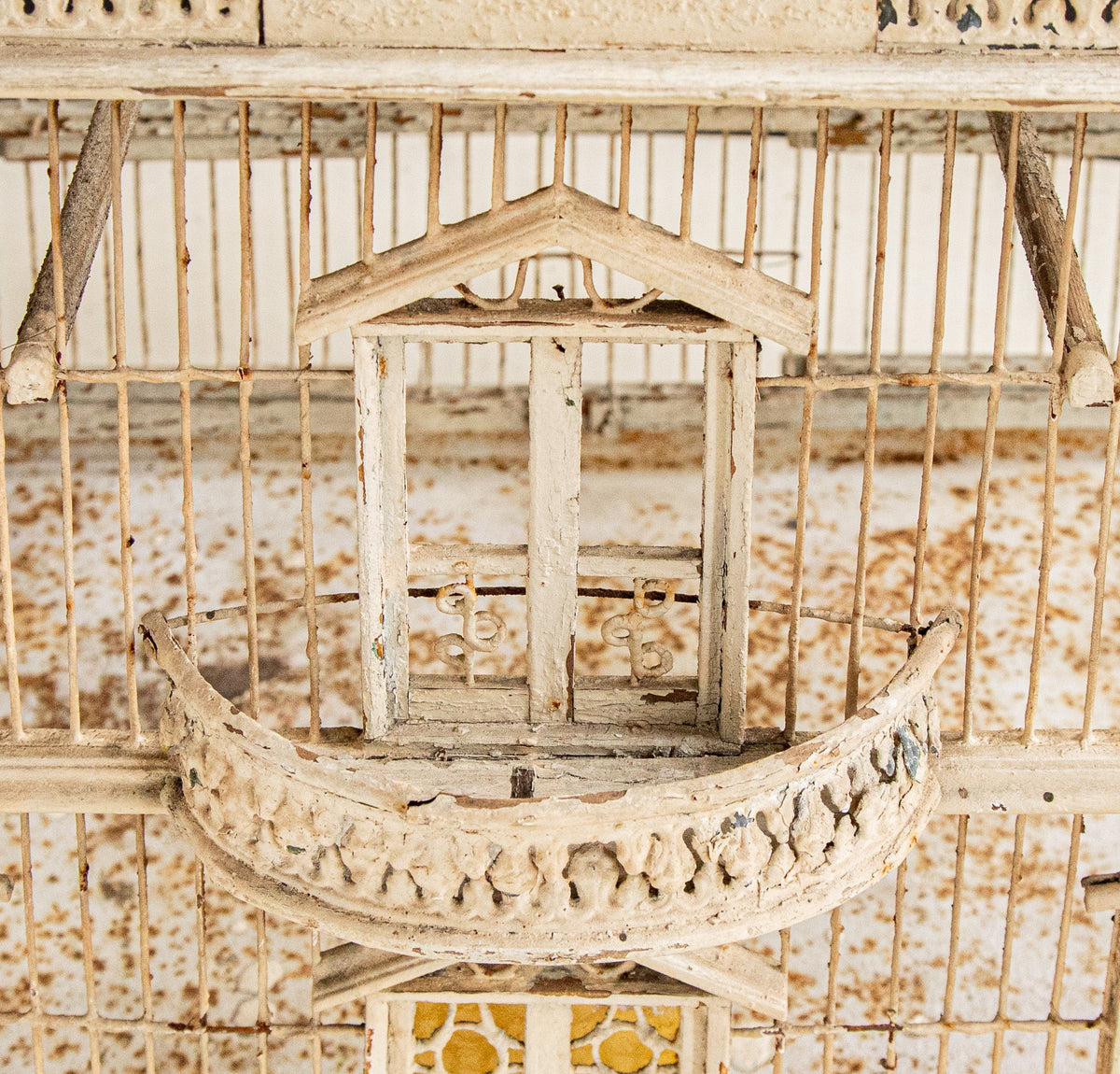 1900's Italian Provincial Style Decorative Bird Cage - La Maison London