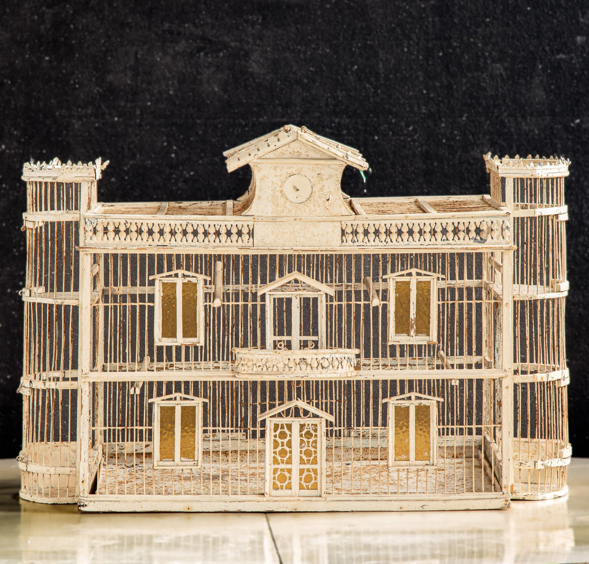 1900's Italian Provincial Style Decorative Bird Cage - La Maison London