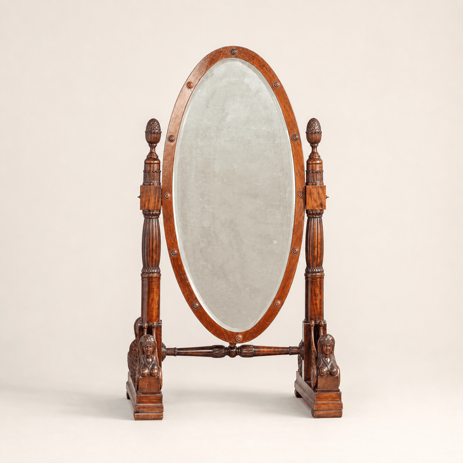 19th Century Italian Cheval Mirror - La Maison London