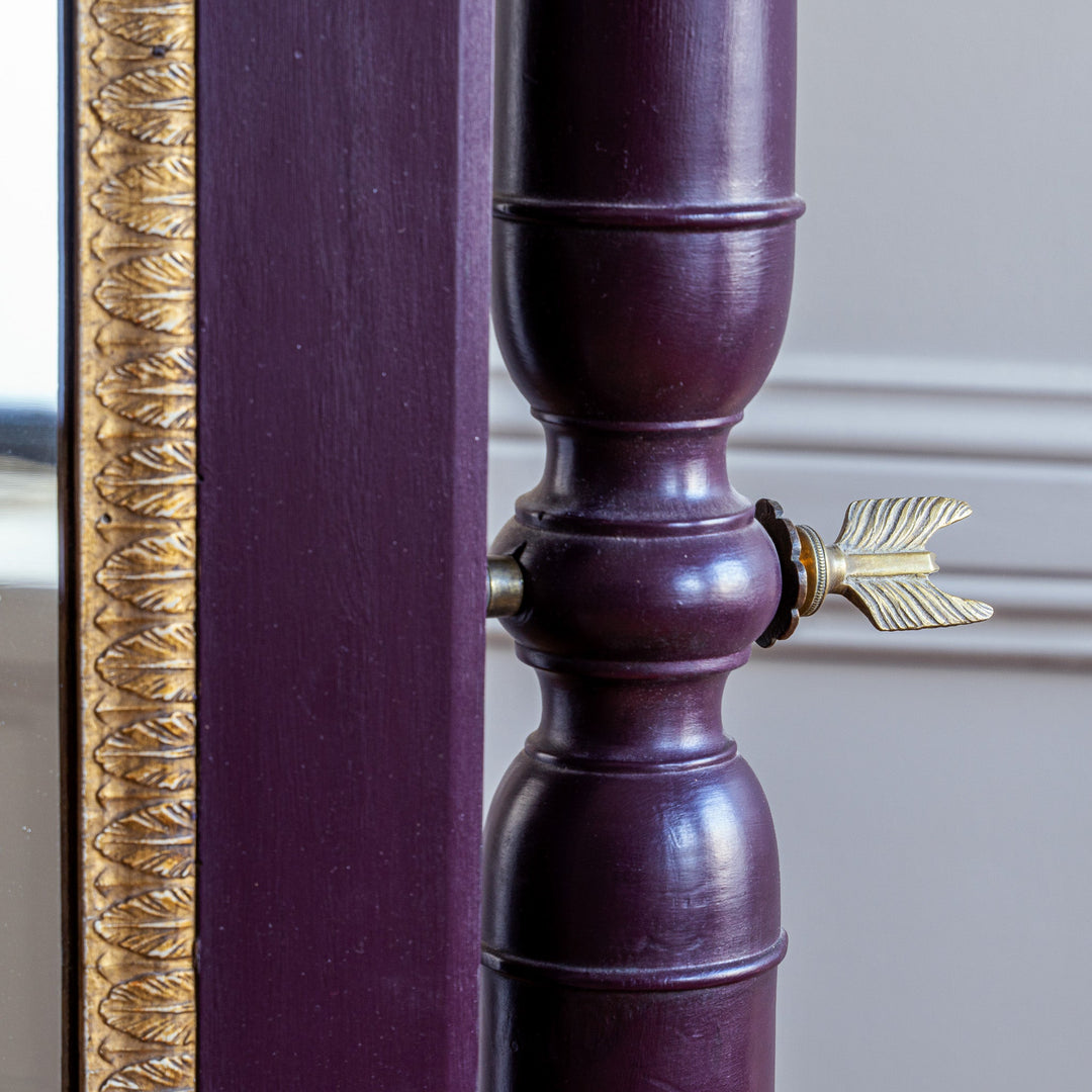 19th Century Painted Cheval Mirror - La Maison London