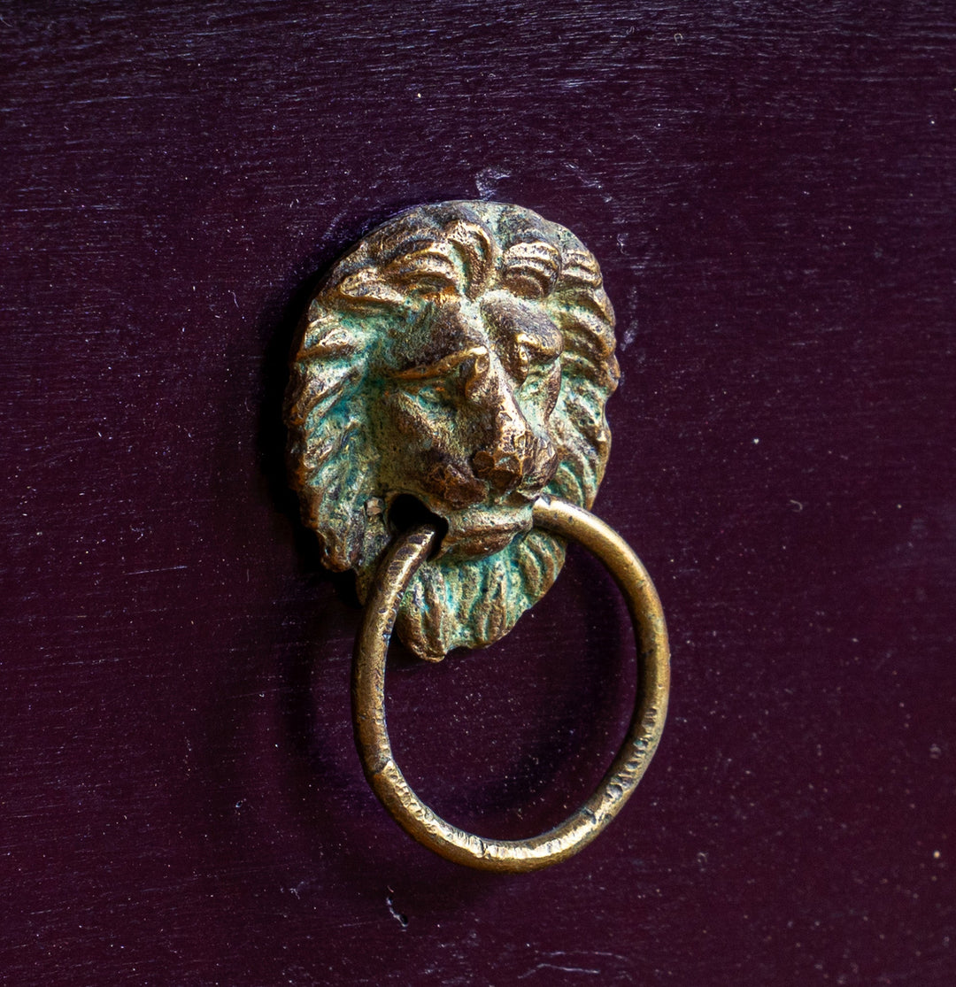 19th Century Painted Cheval Mirror - La Maison London