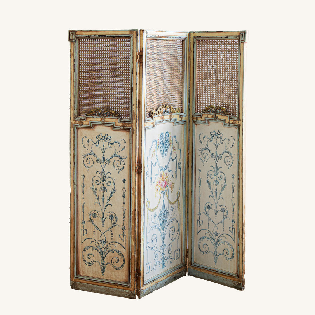 French Antique Paravent Screen
