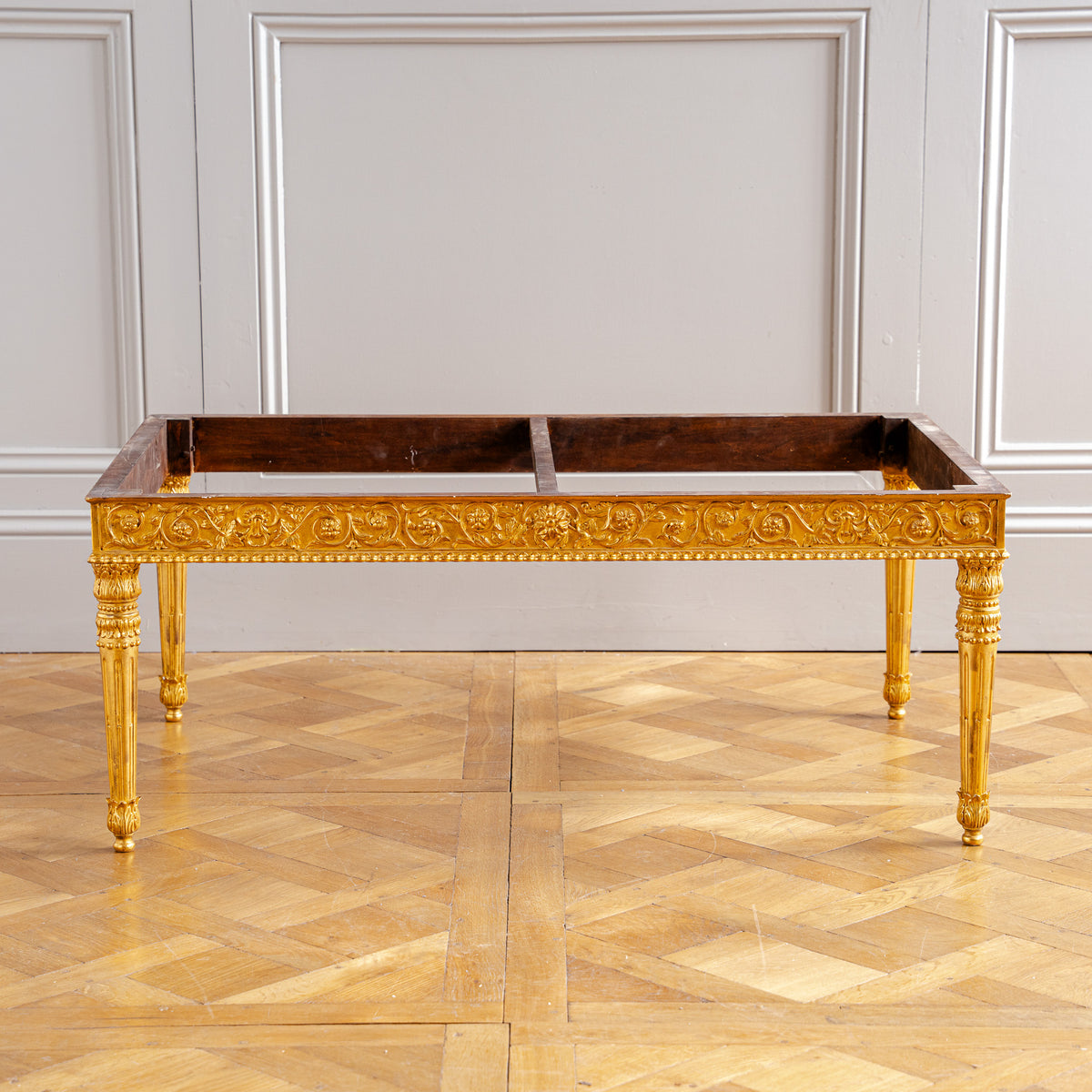 Louis XVI Style Hand-Carved Coffee Table by La Maison London