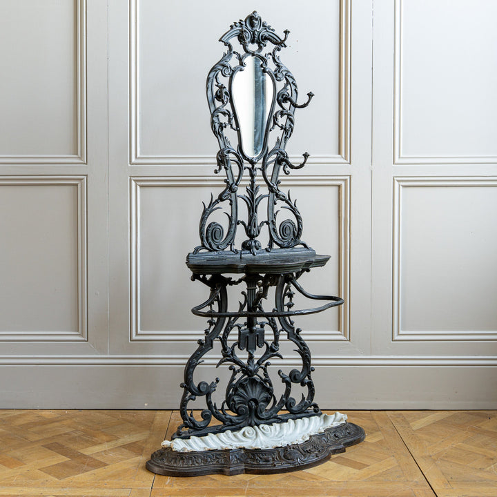Art Nouveau Cast Iron Hall Tree (Model No. 30) by Corneau Frères - La Maison London