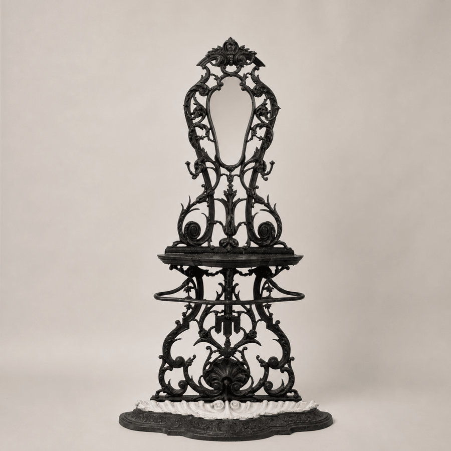 Art Nouveau Cast Iron Hall Tree (Model No. 30) by Corneau Frères - La Maison London