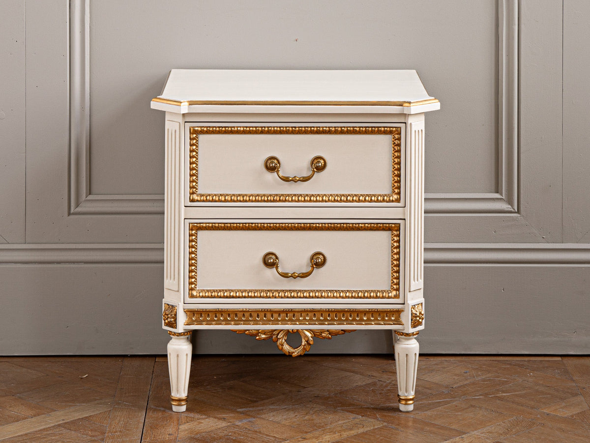 Classic Louis XVI Style Bedside Cabinet - La Maison London