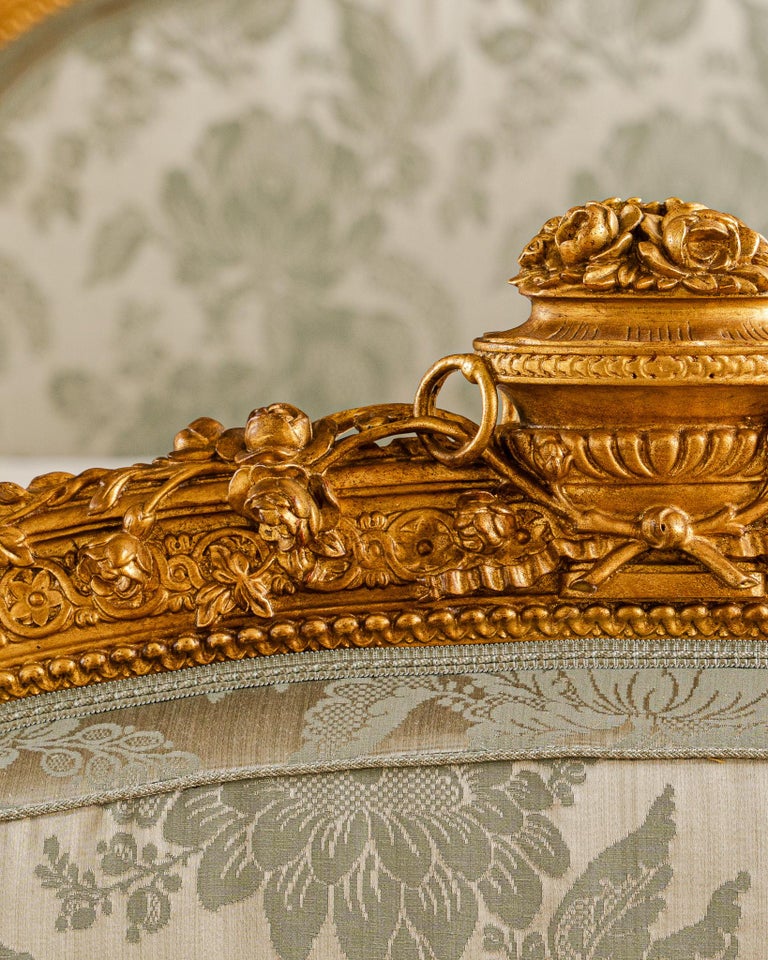 Fontainebleau French Louis XVI giltwood bed – view 13