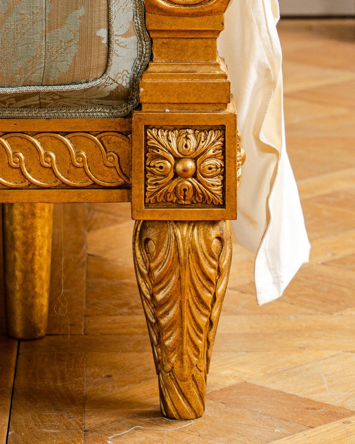 Fontainebleau French Louis XVI giltwood bed – view 16