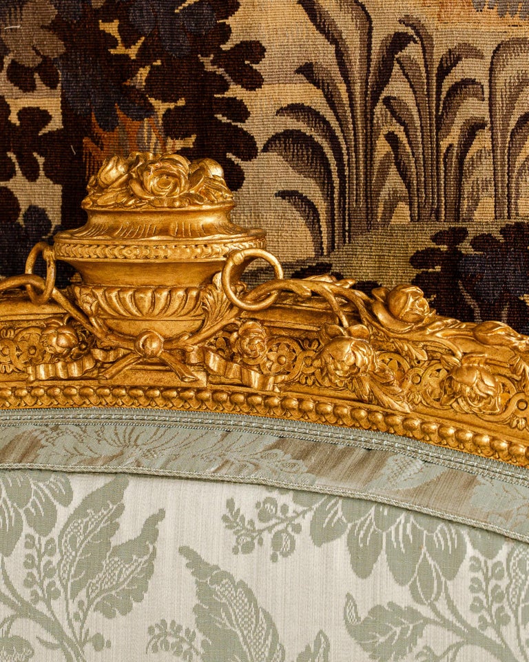 Fontainebleau French Louis XVI giltwood bed – view 17