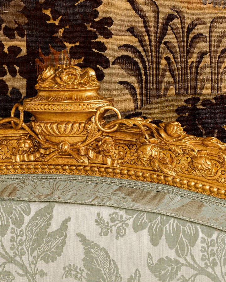 Fontainebleau French Louis XVI giltwood bed – view 17
