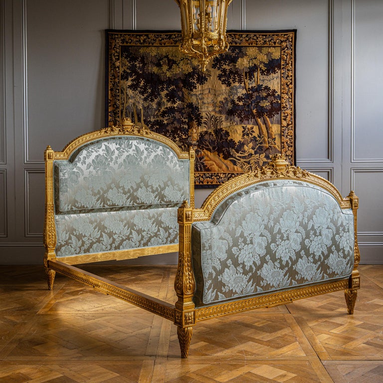 Fontainebleau French Louis XVI giltwood bed – view 4