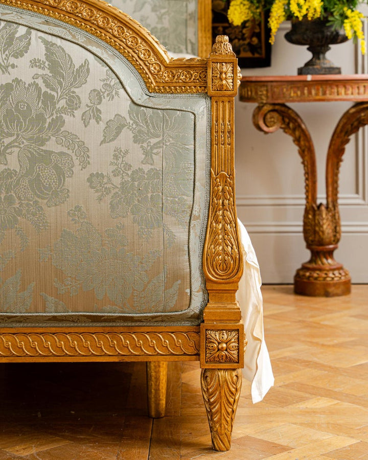 Fontainebleau French Louis XVI giltwood bed – view 7