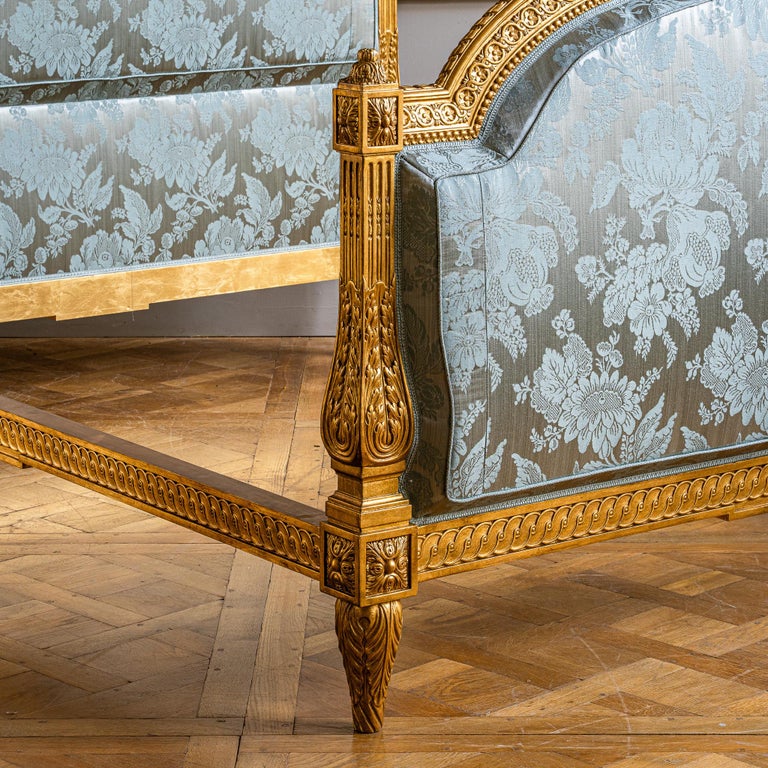 Fontainebleau French Louis XVI giltwood bed – view 8