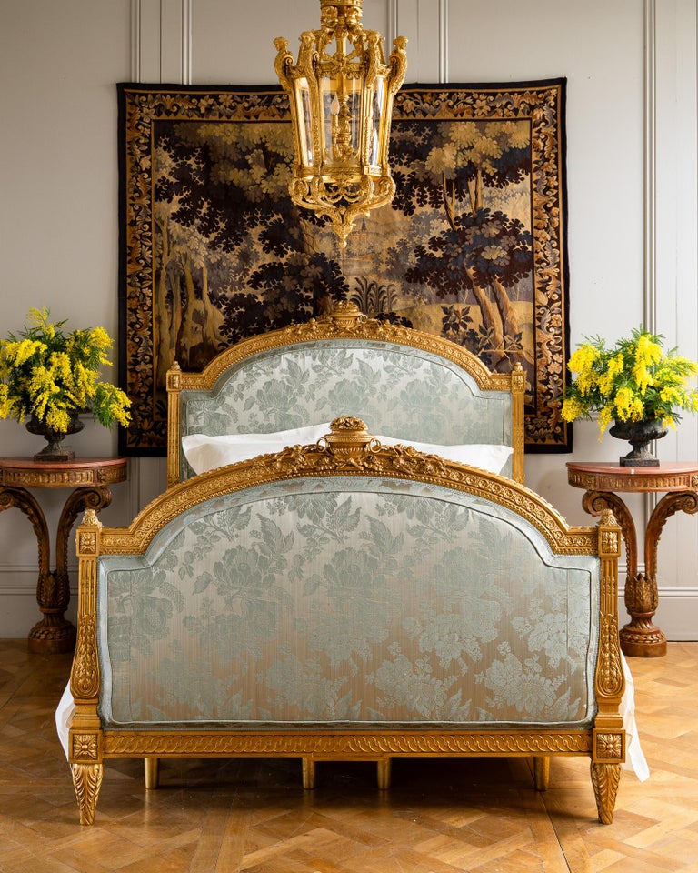 Fontainebleau French Louis XVI giltwood bed – view 9