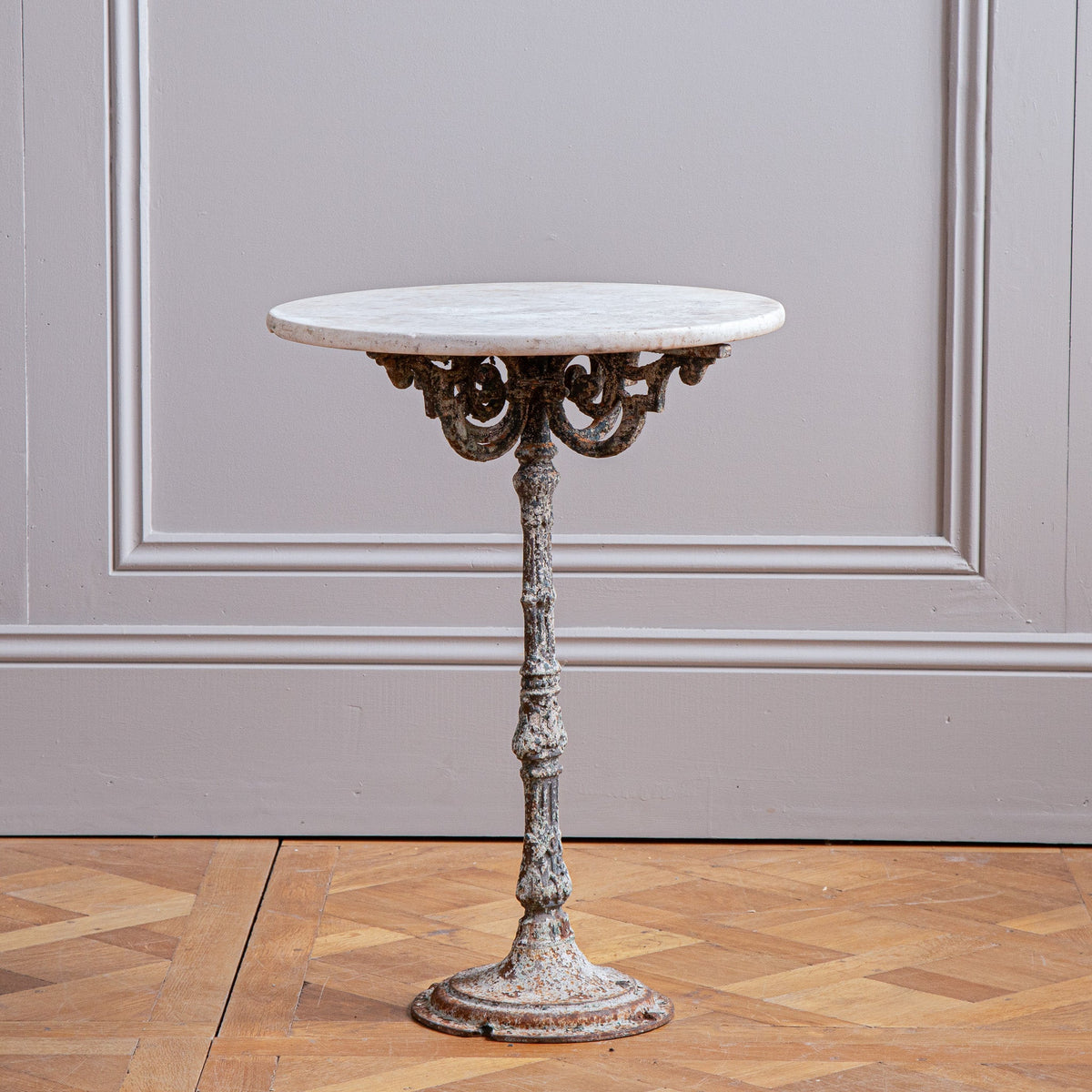 French Antique Bistro Garden Table Early 1900s - La Maison London