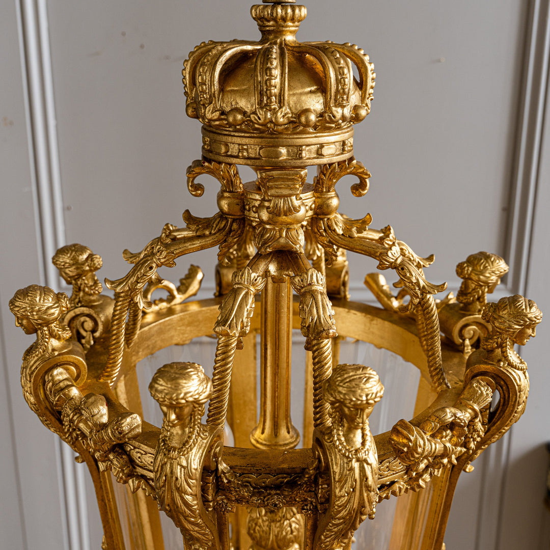 French Napoleon III Style Giltwood Lantern - La Maison London
