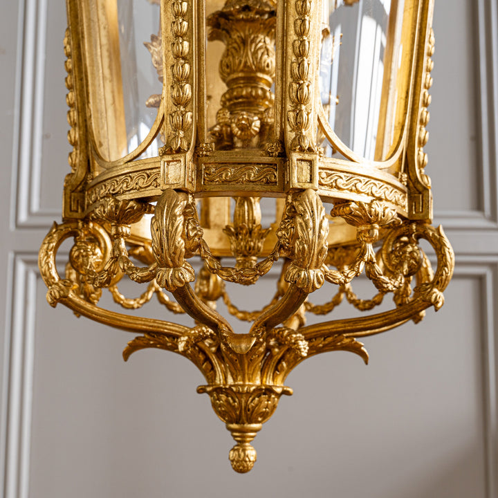 French Napoleon III Style Giltwood Lantern - La Maison London
