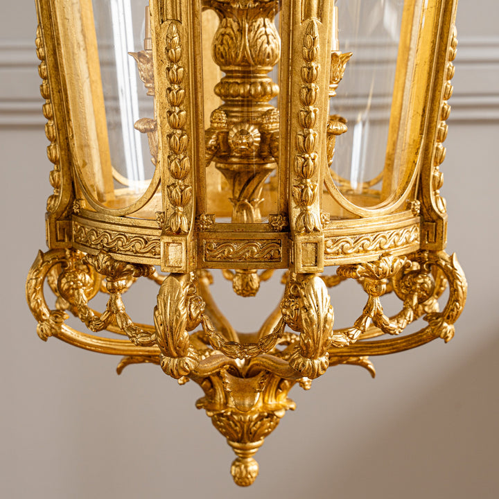 French Napoleon III Style Giltwood Lantern - La Maison London