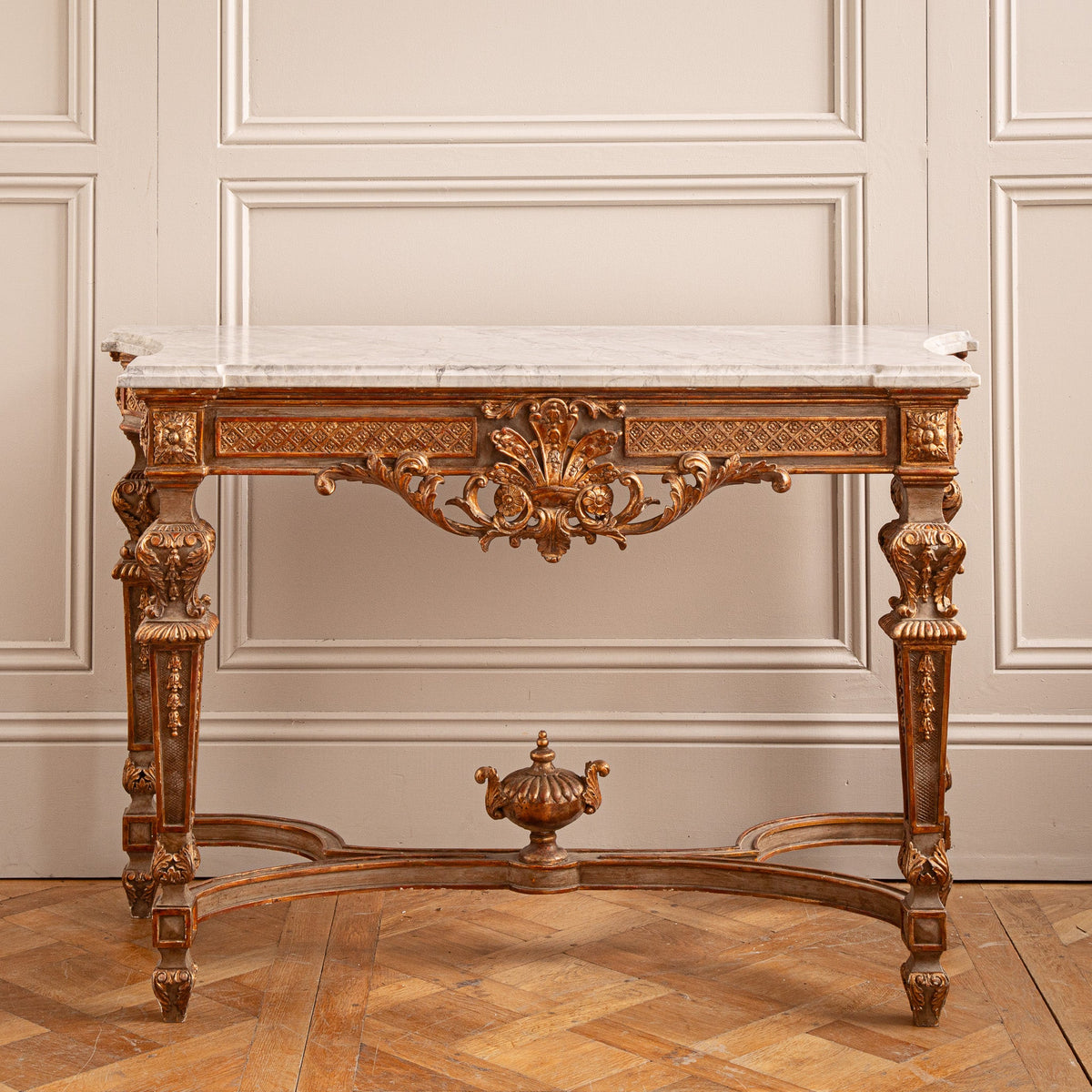 Giltwood French Louis XIV Style Console - La Maison London