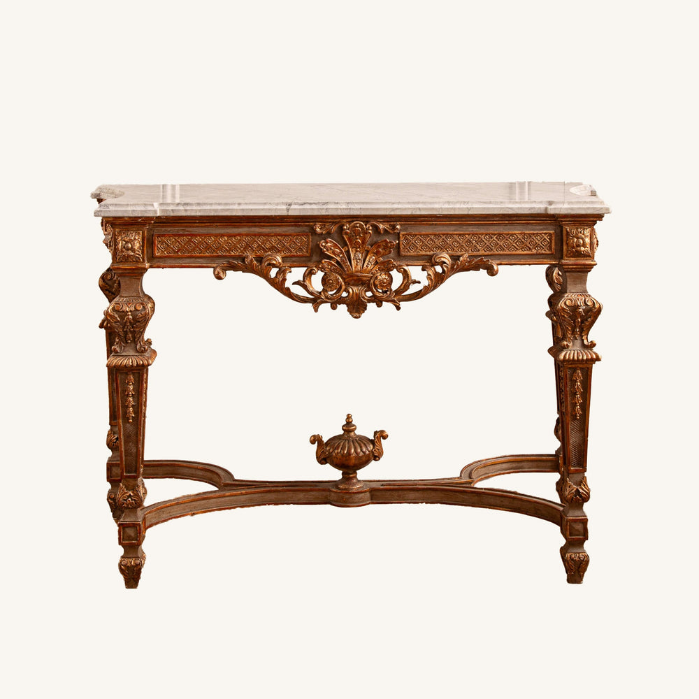 Giltwood French Louis XIV Style Console - La Maison London
