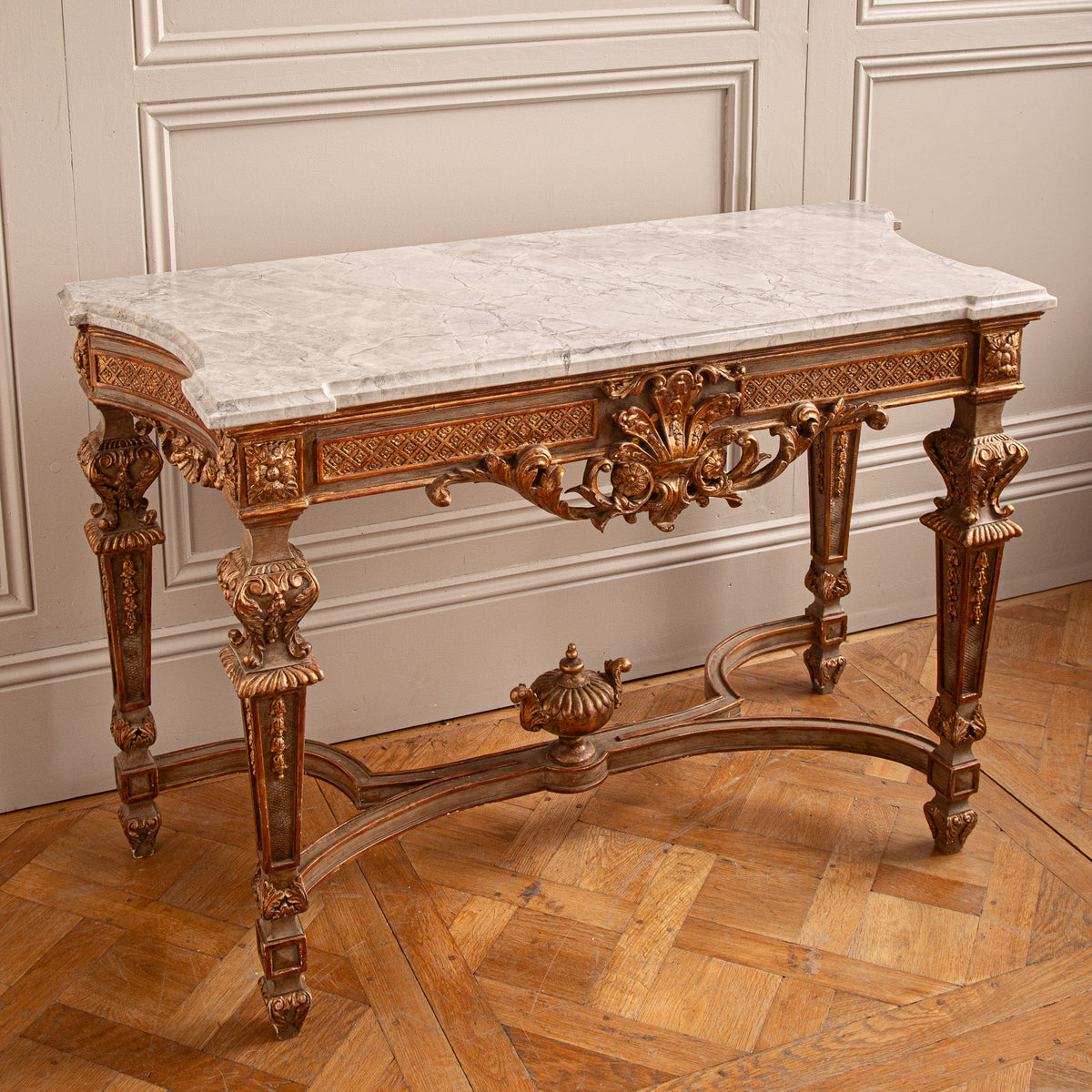 Giltwood French Louis XIV Style Console - La Maison London