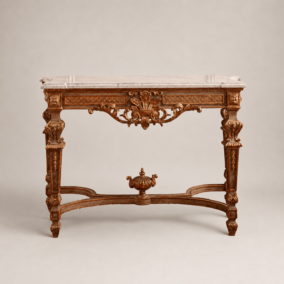Giltwood French Louis XIV Style Console - La Maison London