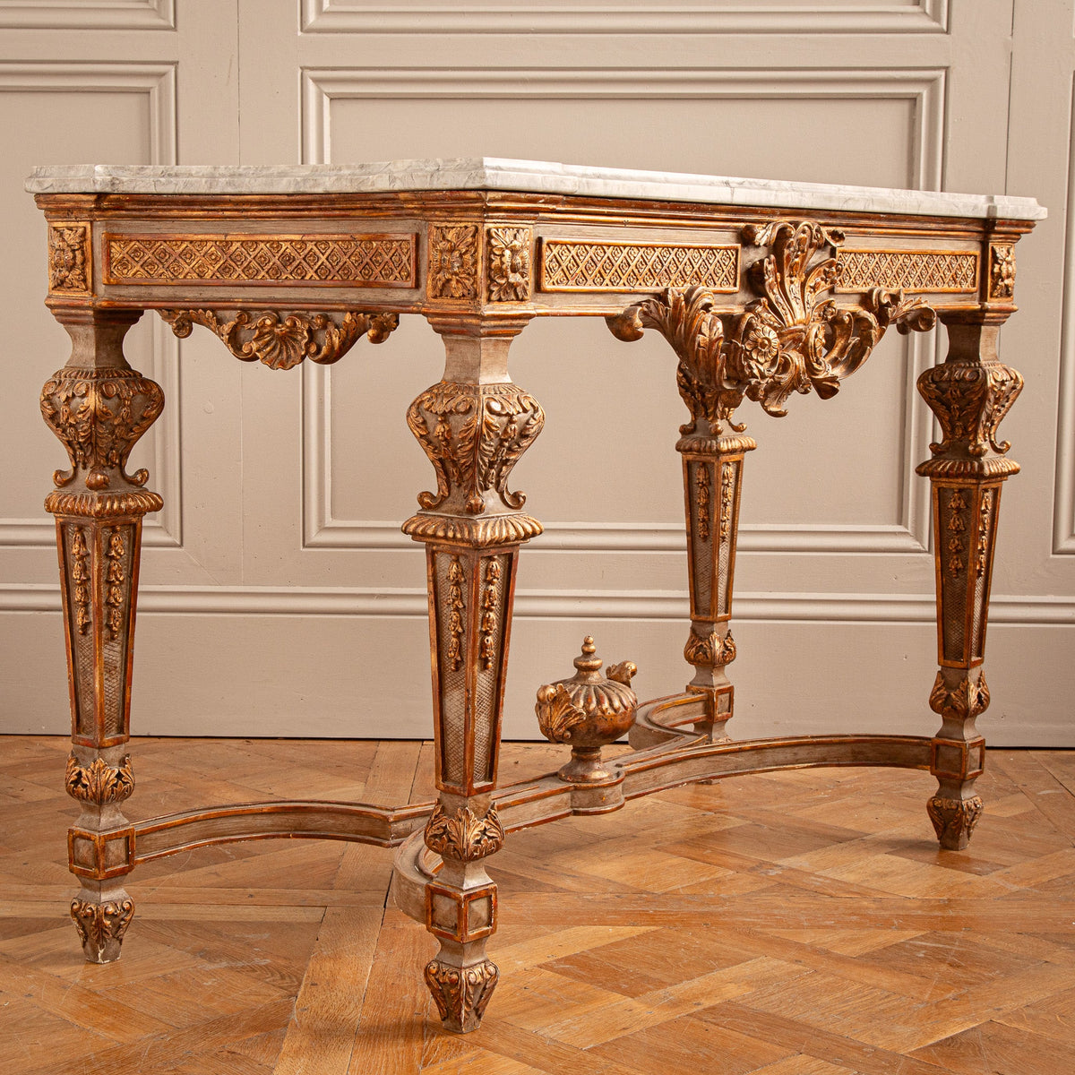 Giltwood French Louis XIV Style Console - La Maison London
