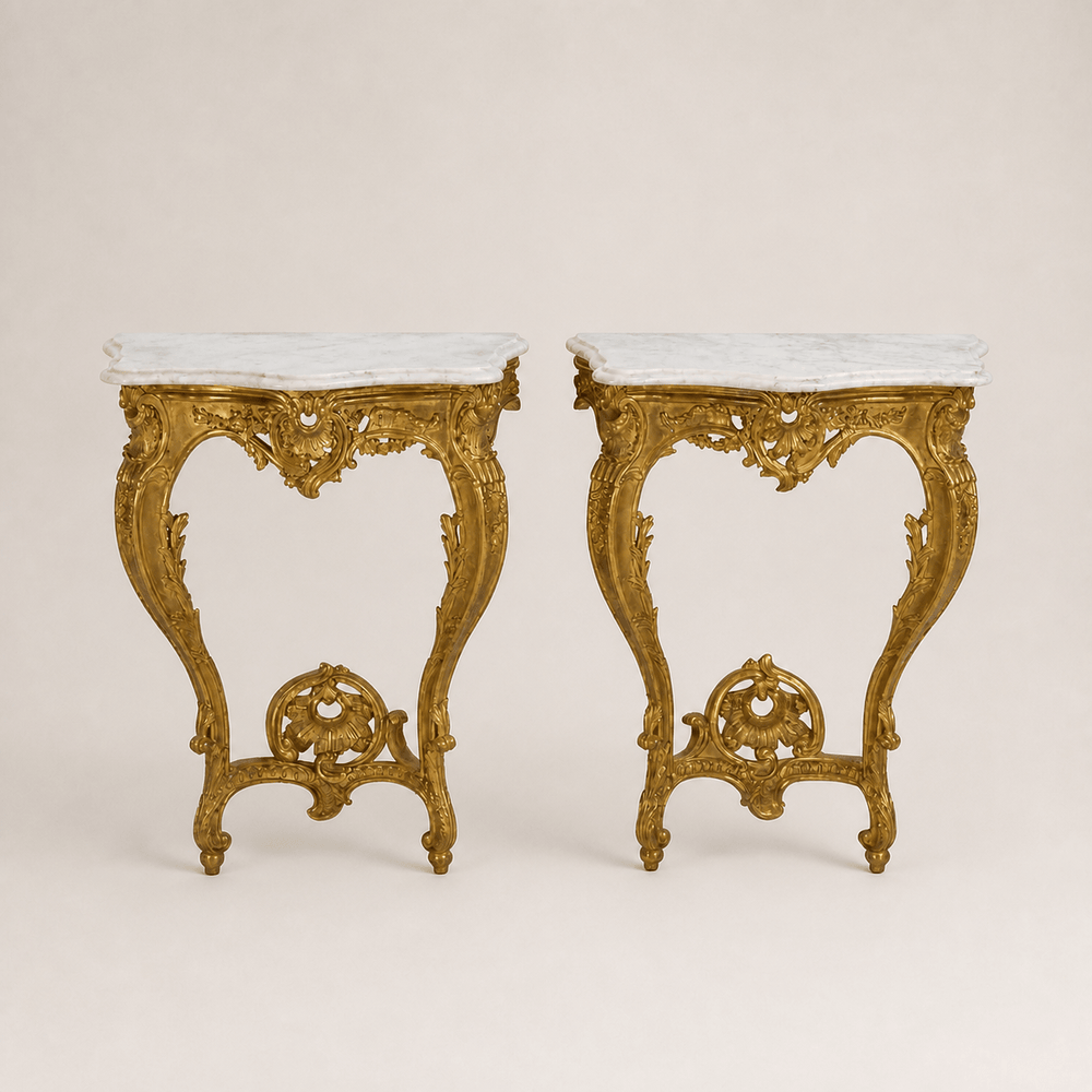 Consoles de style Louis XV