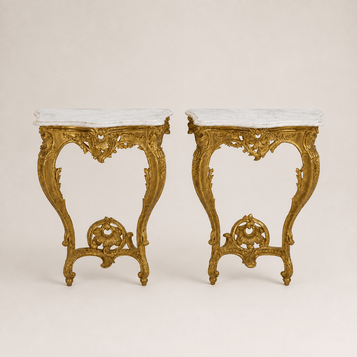 Louis XV Style Consoles - La Maison London