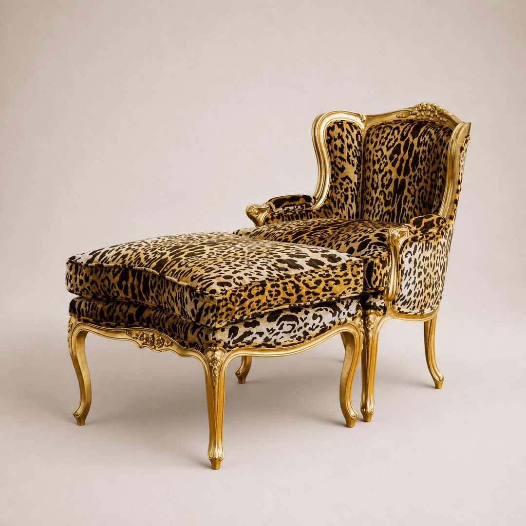 Louis XV Style Giltwood Duchesse Brissée - La Maison London