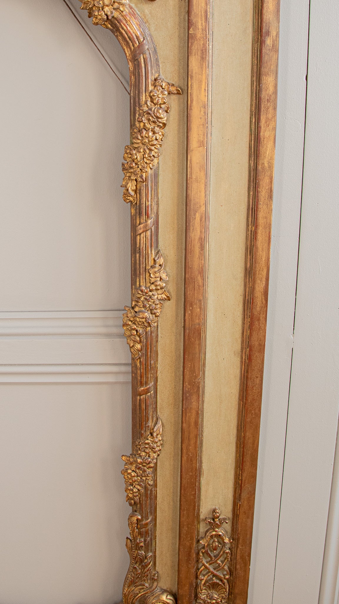 Louis XV Style Trumeau Mirror Frame - La Maison London