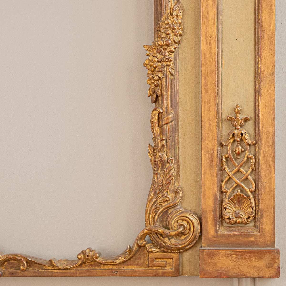 Louis XV Style Trumeau Mirror Frame - La Maison London