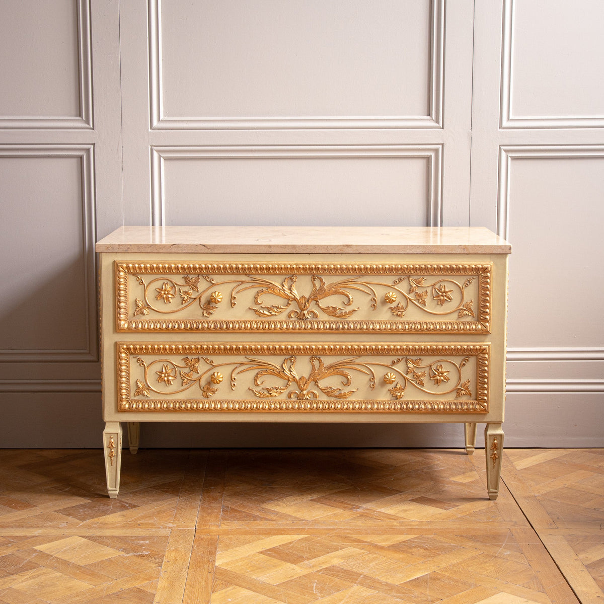 Louis XVI Style Chest of Drawers - La Maison London