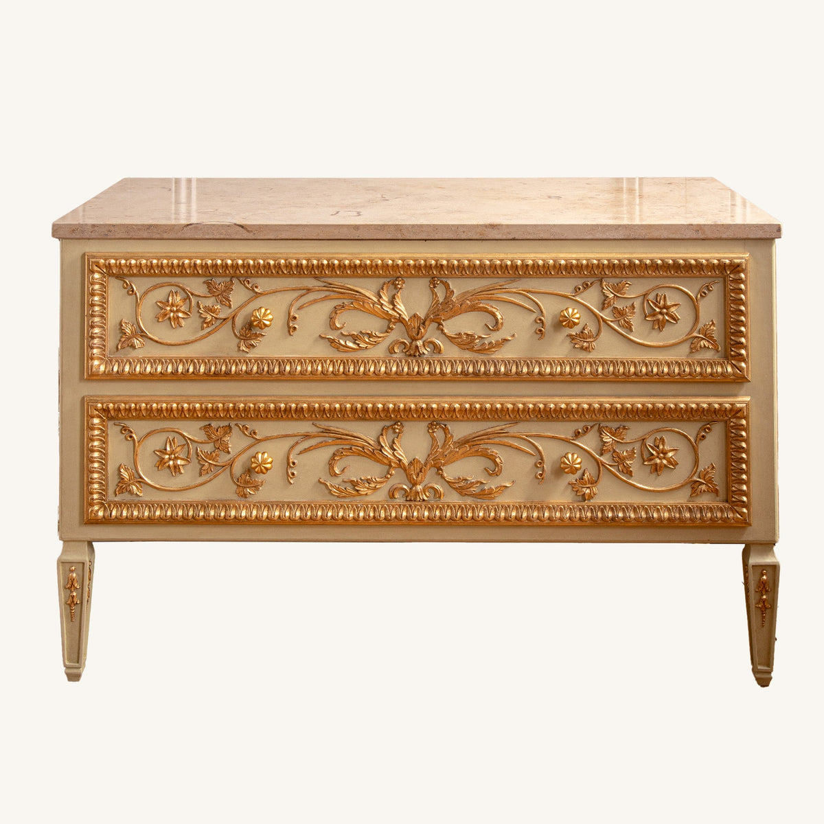 Louis XVI Style Chest of Drawers - La Maison London