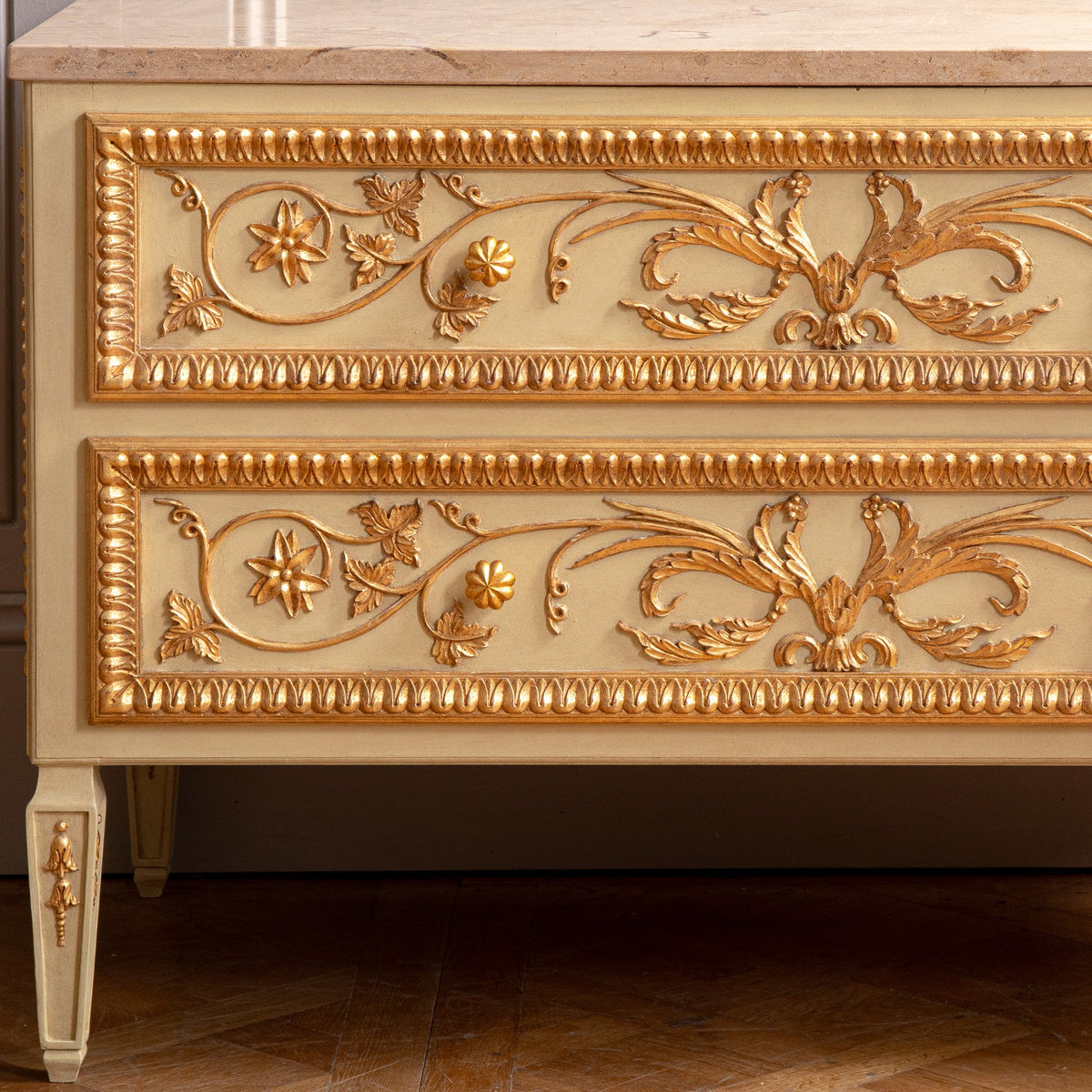 Louis XVI Style Chest of Drawers - La Maison London