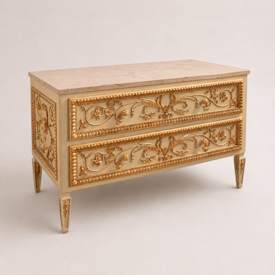 Louis XVI Style Chest of Drawers - La Maison London