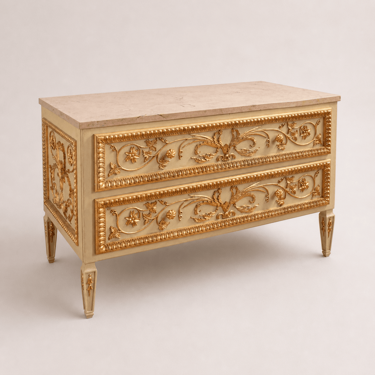 Louis XVI Style Chest of Drawers - La Maison London