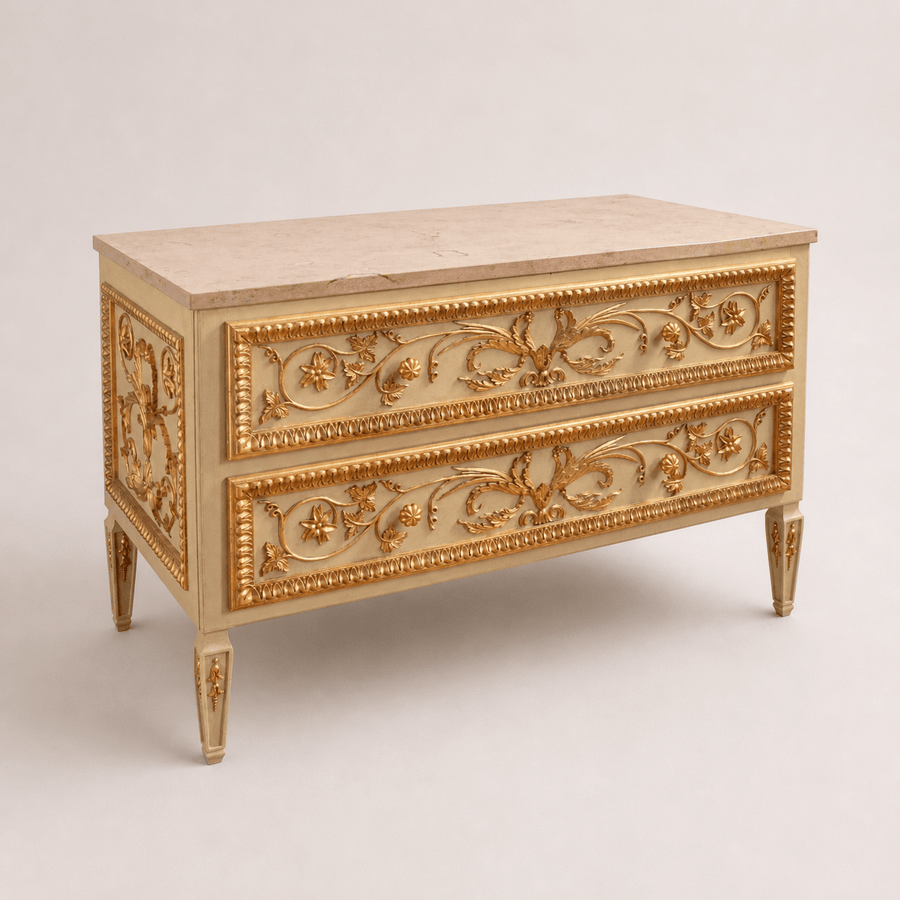 Louis XVI Style Chest of Drawers - La Maison London