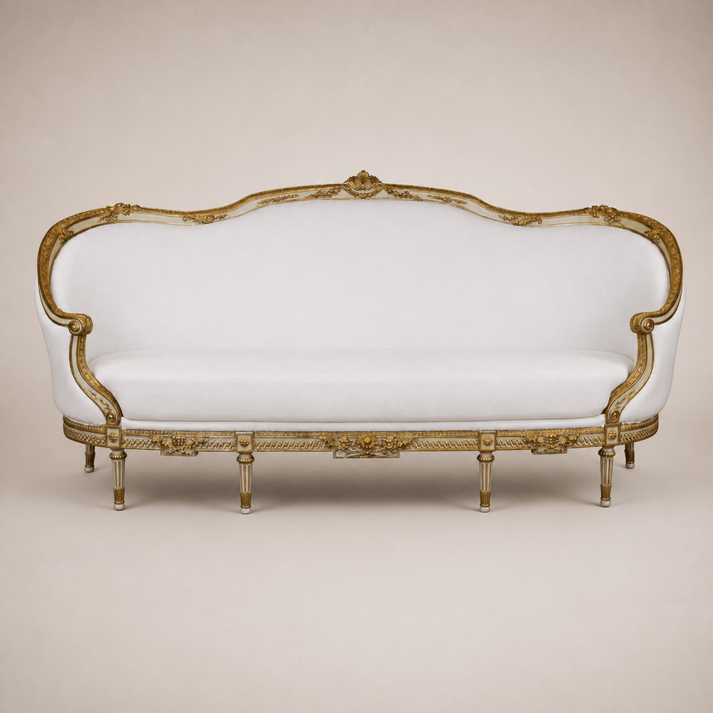 Canapé Corbeille De Style Louis XVI