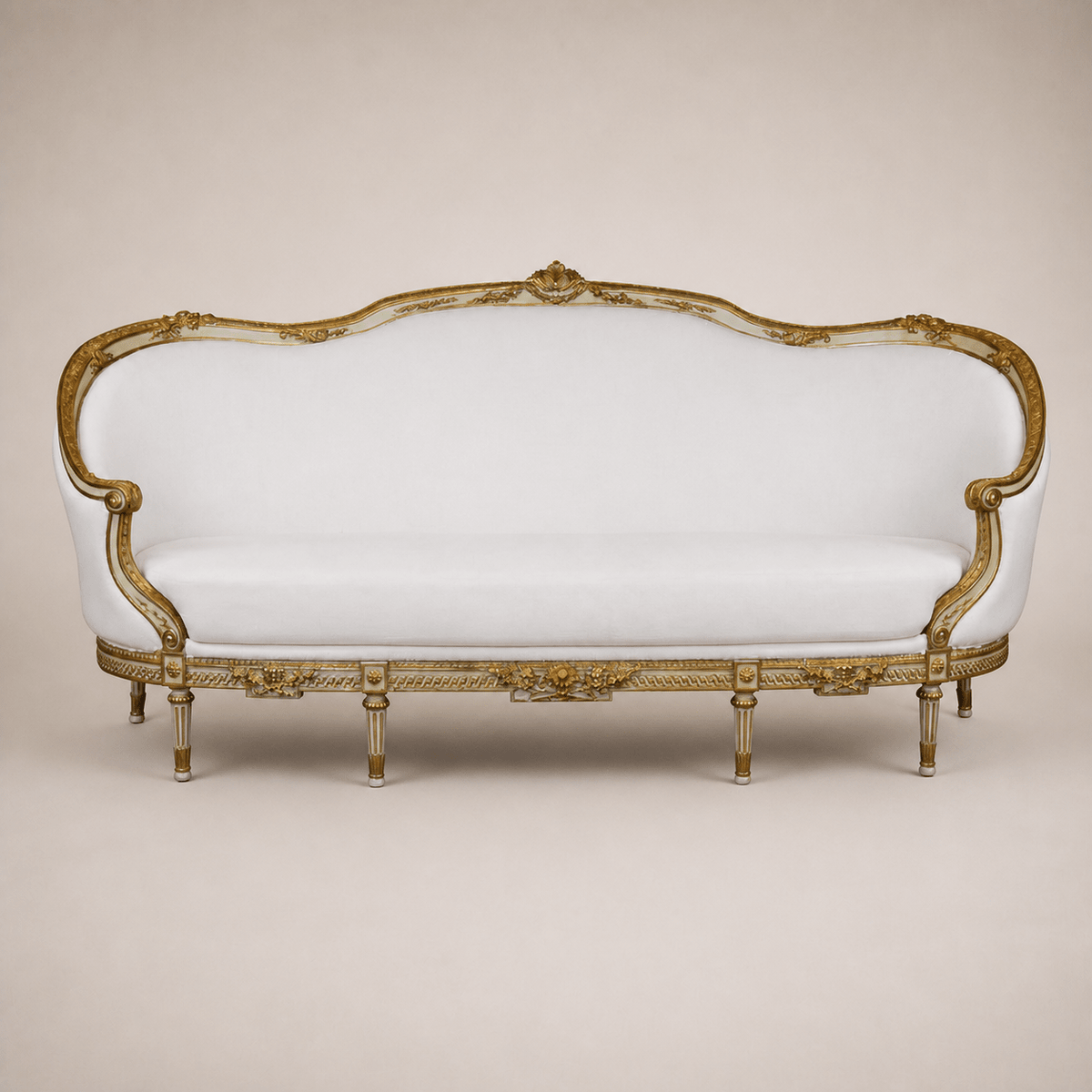 Louis XVI Style Corbeille Sofa - La Maison London