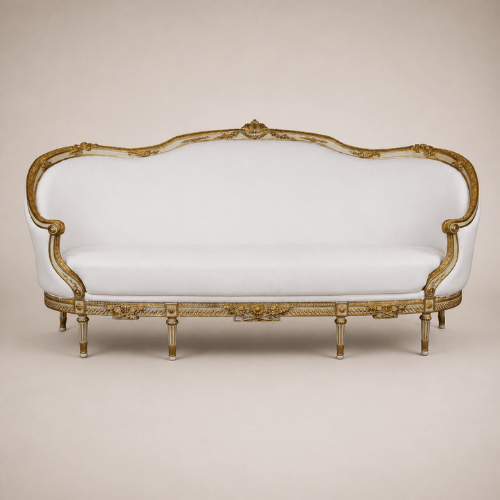 Louis XVI Style Corbeille Sofa - La Maison London